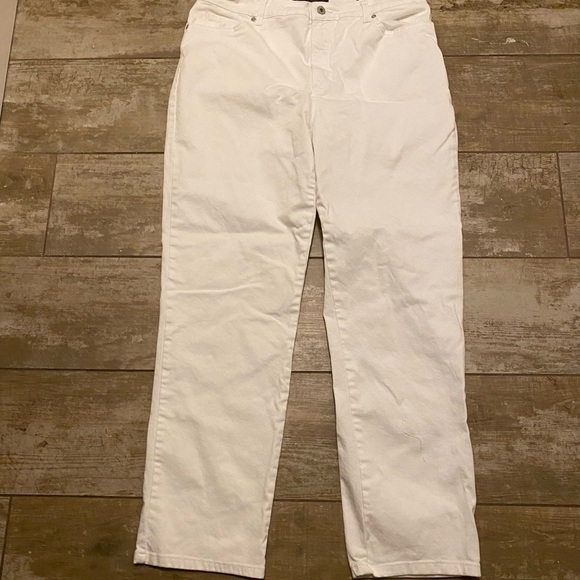 Gloria Vanderbilt Amanda white jeans - Picture 1 of 12
